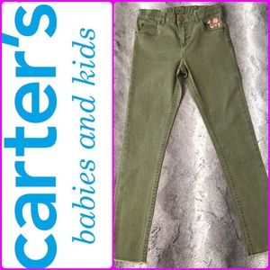 🔥NWT🔥Carter's Girl Frayed-Hem Skinny Jeans